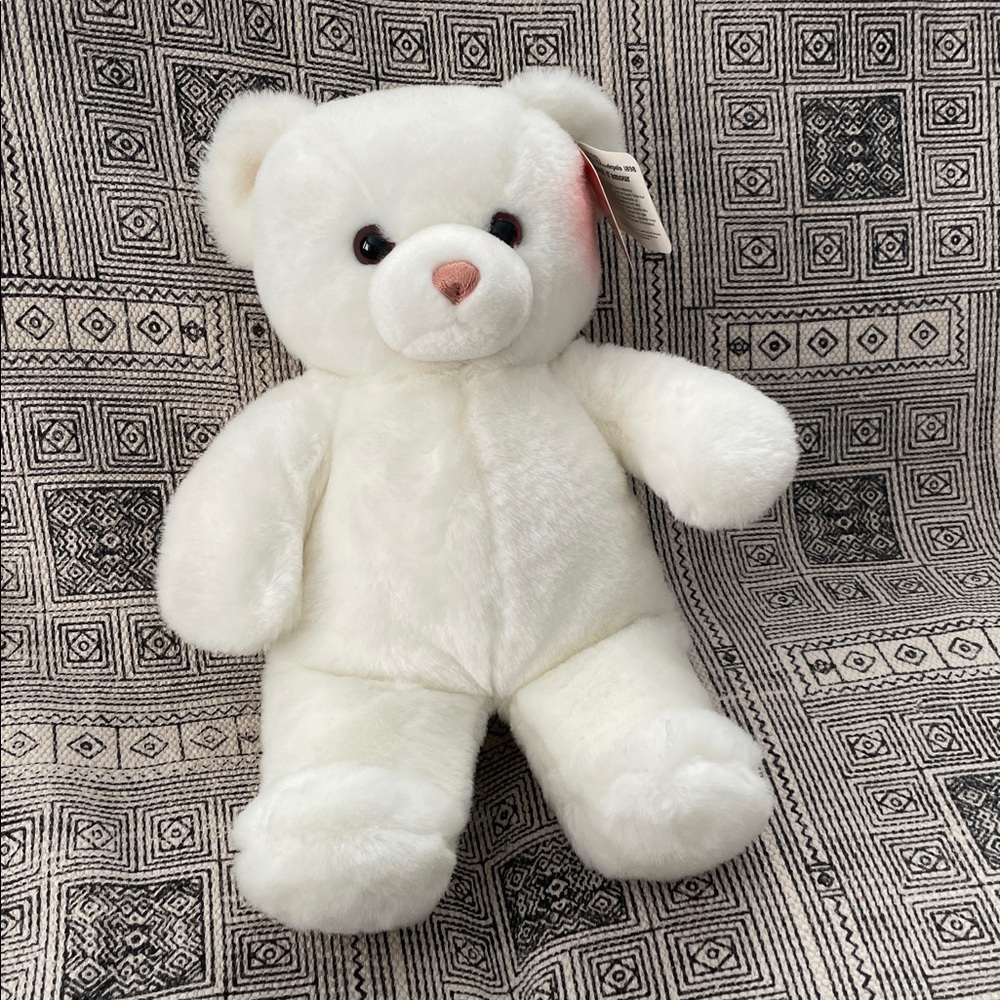 Gund Tender Teddy in Soft White NWT